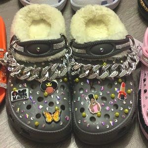 Customized crocs by a upcoming designer